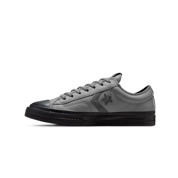 Converse Star Player 76 Ox Leather Gray Black Men's Shoes A12406C SIZE 10 NEW - Picture 12 of 15